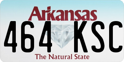 AR license plate 464KSC