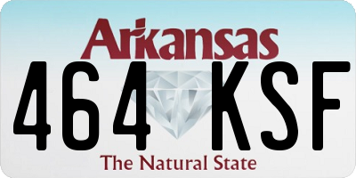 AR license plate 464KSF