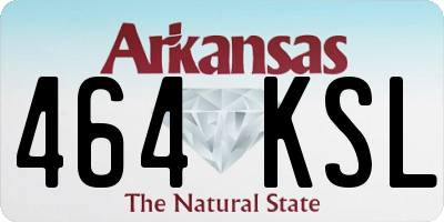 AR license plate 464KSL