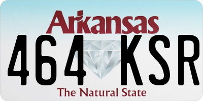 AR license plate 464KSR