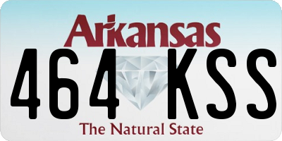 AR license plate 464KSS