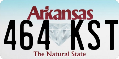 AR license plate 464KST