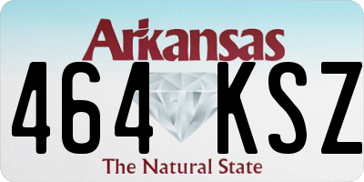 AR license plate 464KSZ