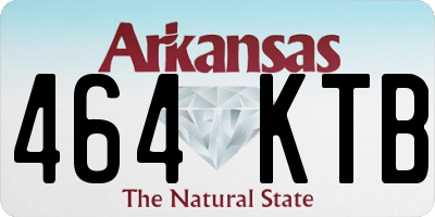 AR license plate 464KTB