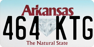 AR license plate 464KTG