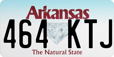 AR license plate 464KTJ