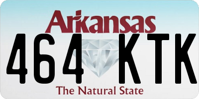 AR license plate 464KTK