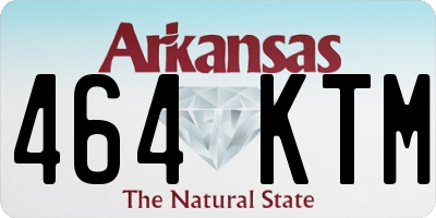 AR license plate 464KTM