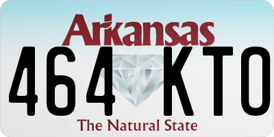 AR license plate 464KTO