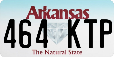 AR license plate 464KTP