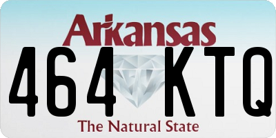 AR license plate 464KTQ
