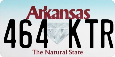 AR license plate 464KTR