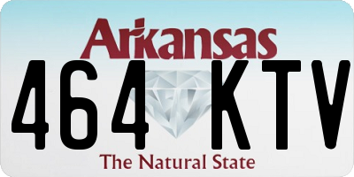 AR license plate 464KTV