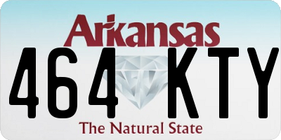 AR license plate 464KTY