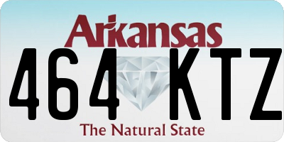AR license plate 464KTZ