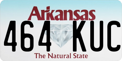 AR license plate 464KUC