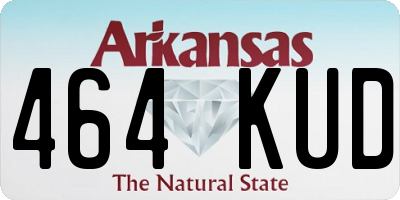 AR license plate 464KUD