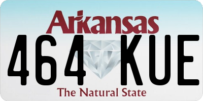 AR license plate 464KUE
