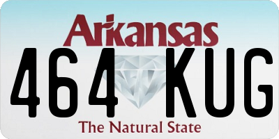 AR license plate 464KUG