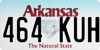 AR license plate 464KUH