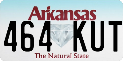 AR license plate 464KUT