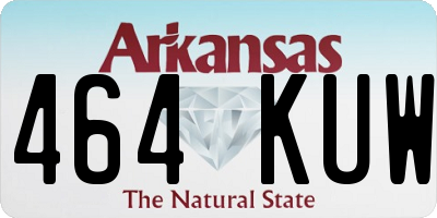 AR license plate 464KUW