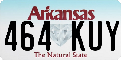 AR license plate 464KUY