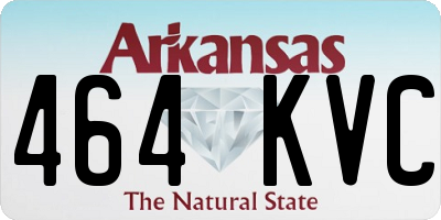 AR license plate 464KVC
