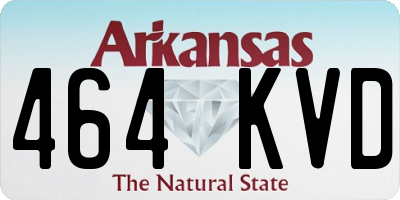 AR license plate 464KVD