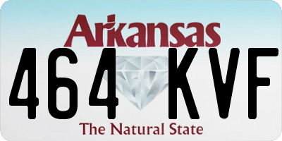 AR license plate 464KVF