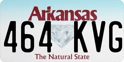 AR license plate 464KVG