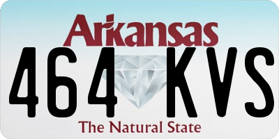 AR license plate 464KVS