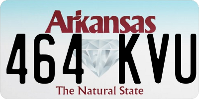 AR license plate 464KVU