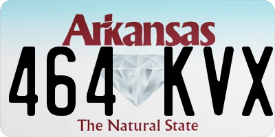AR license plate 464KVX
