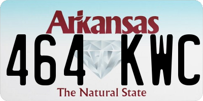AR license plate 464KWC