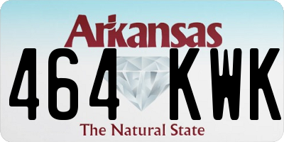 AR license plate 464KWK