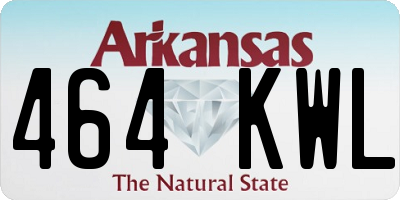 AR license plate 464KWL