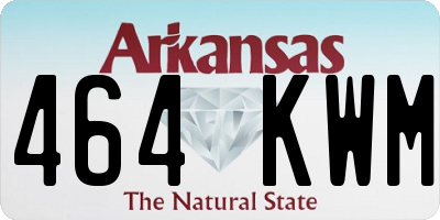 AR license plate 464KWM