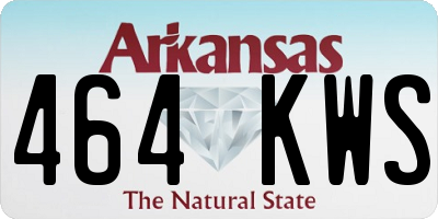 AR license plate 464KWS