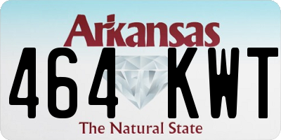 AR license plate 464KWT