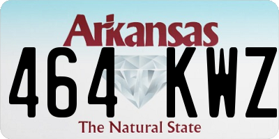 AR license plate 464KWZ