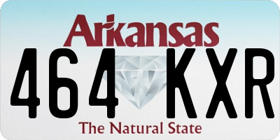 AR license plate 464KXR