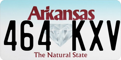 AR license plate 464KXV