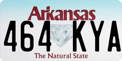 AR license plate 464KYA