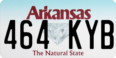 AR license plate 464KYB