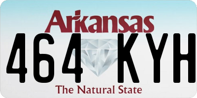 AR license plate 464KYH