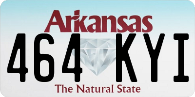 AR license plate 464KYI