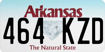 AR license plate 464KZD