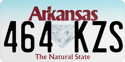 AR license plate 464KZS