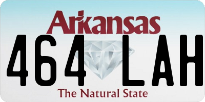 AR license plate 464LAH
